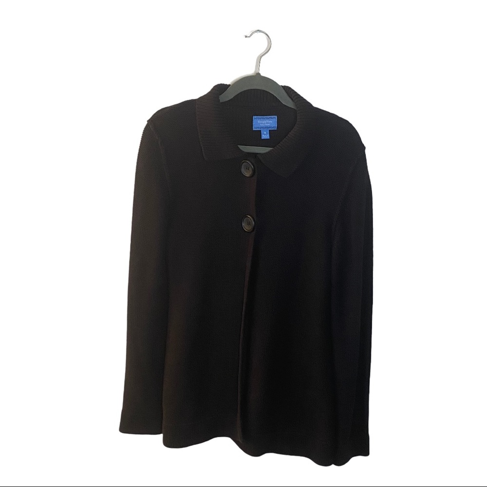 Simply Vera Wang heavy sweater/cardigan, sz M